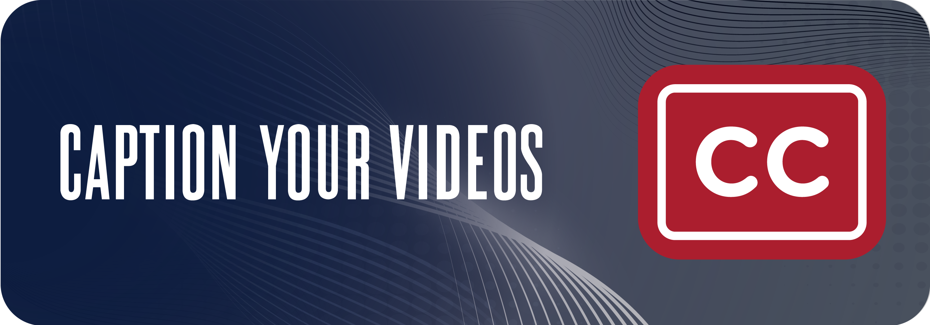 Caption Videos Graphic Icon