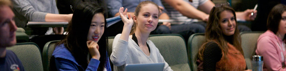 Students in large lecture class 1