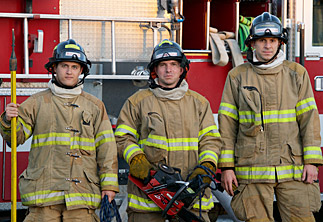 SRJC firefighter students